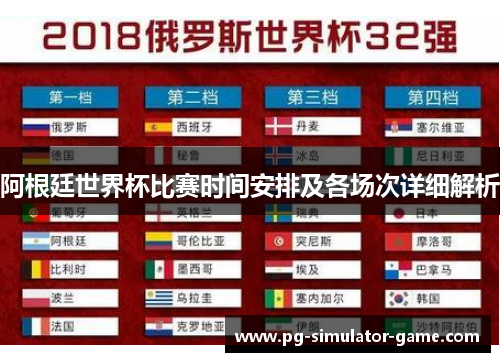 阿根廷世界杯比赛时间安排及各场次详细解析